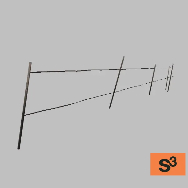 fence-stick-006 — 3D model preview