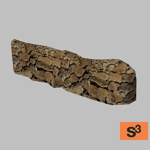 fence-stone-001a — 3D model preview