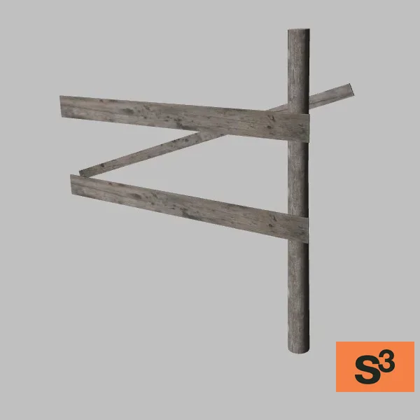 fence-wood-003 — 3D model preview