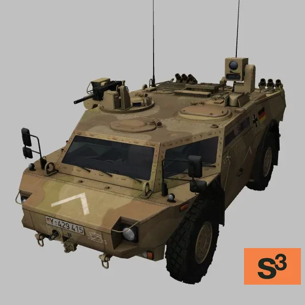 Fennek · DE · desert-camo — 3D model preview
