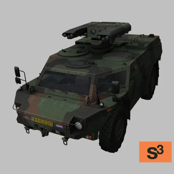 Fennek-SWP · NL · camo — 3D model preview