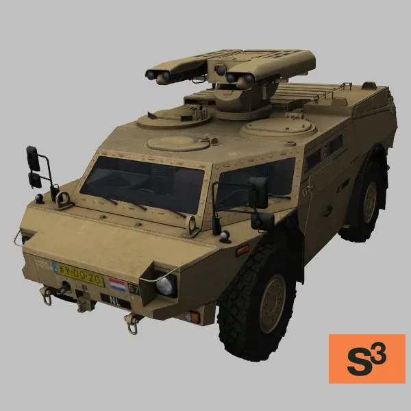 Fennek-SWP · NL · desert — 3D model preview