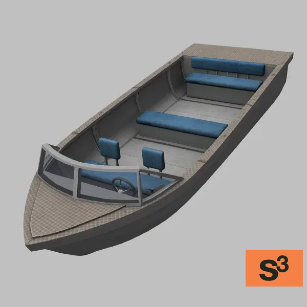 Fishing-Vessel-011 · CN · grey — 3D model preview