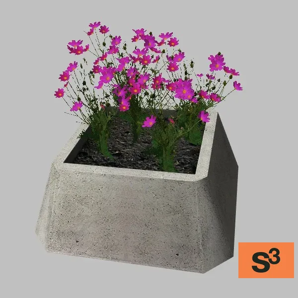 flowerbed-004 — 3D model preview