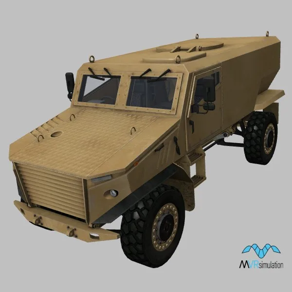 Foxhound · GB · desert — 3D model preview