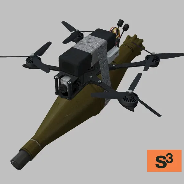 FPV-01 · US · grey — 3D model preview