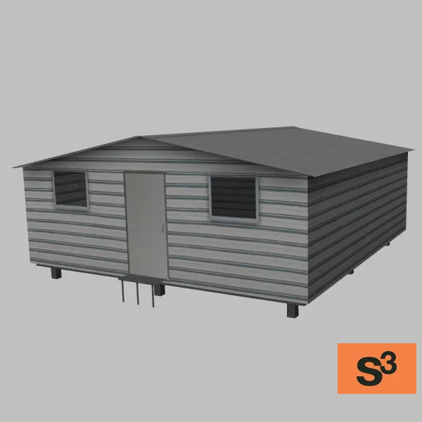 ftbenning tiefort building 01 white — 3D model preview