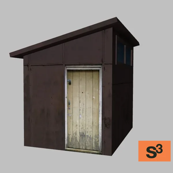 ftbenning tiefort building 02 brown — 3D model preview