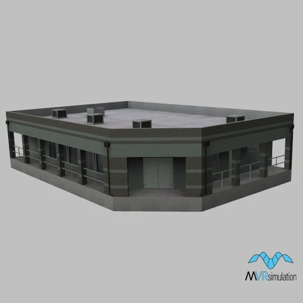 ftcampbell building 11 restaurant — 3D model preview
