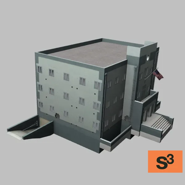 ftcampbell building 15 municipal center — 3D model preview