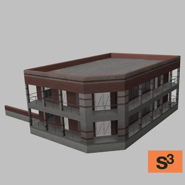 ftcampbell building 25 business — 3D model preview
