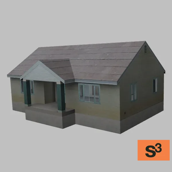 ftcampbell building 26 post office — 3D model preview