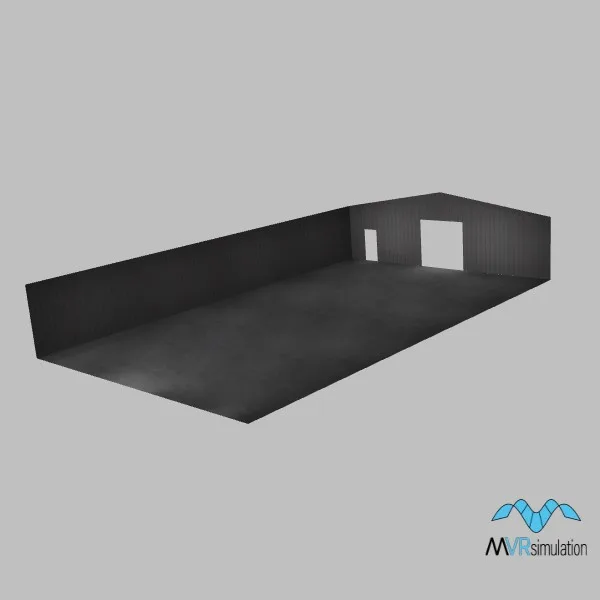 ftwainwright bldg01 warehouse in — 3D model preview
