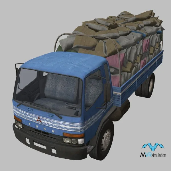 Fuso-flatbed · SO · blue — 3D model preview