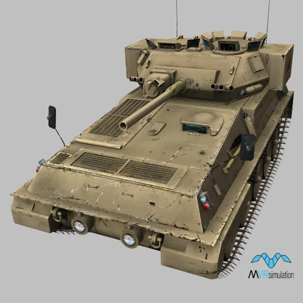 FV101 · GB · desert — 3D model preview
