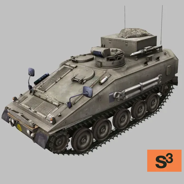 FV103 · GB · desert — 3D model preview
