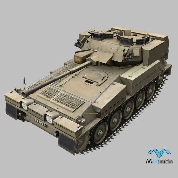 FV107 · GB · desert — 3D model preview