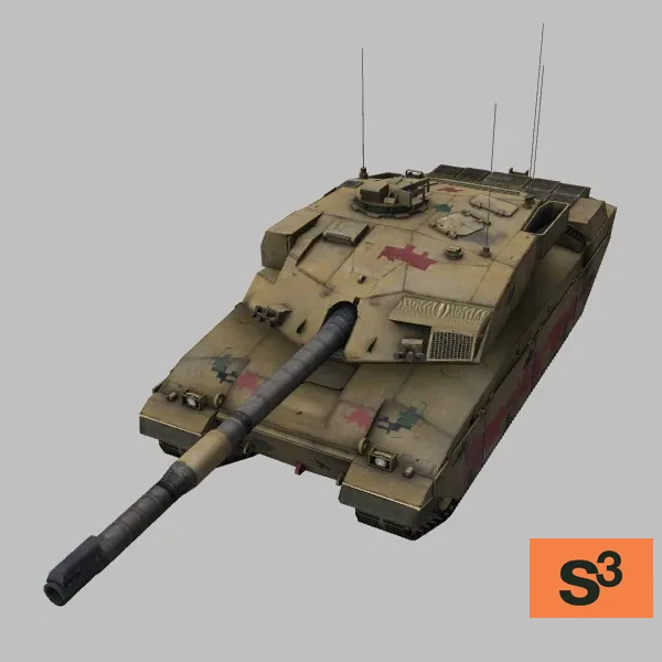 FV4030 · JO · desert — 3D model preview