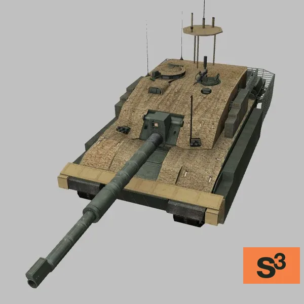 FV4034-Reactive · GB · desert — 3D model preview