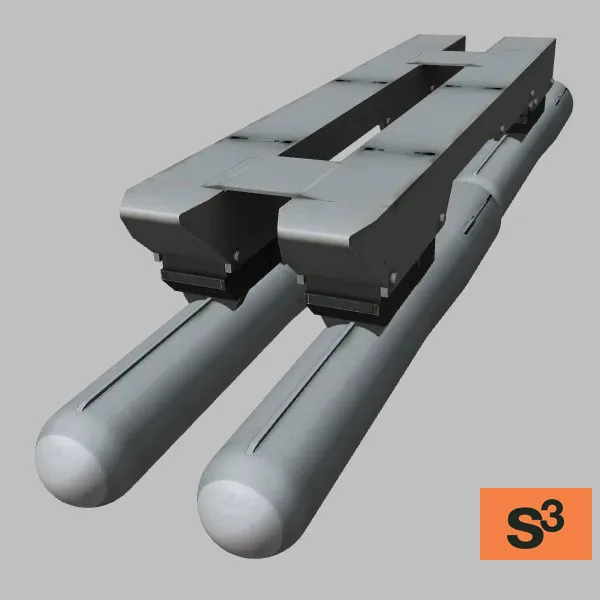 G-CLAW-POD · US · grey — 3D model preview