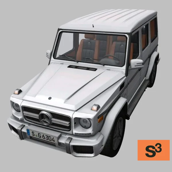 G63-AMG · DE · white — 3D model preview