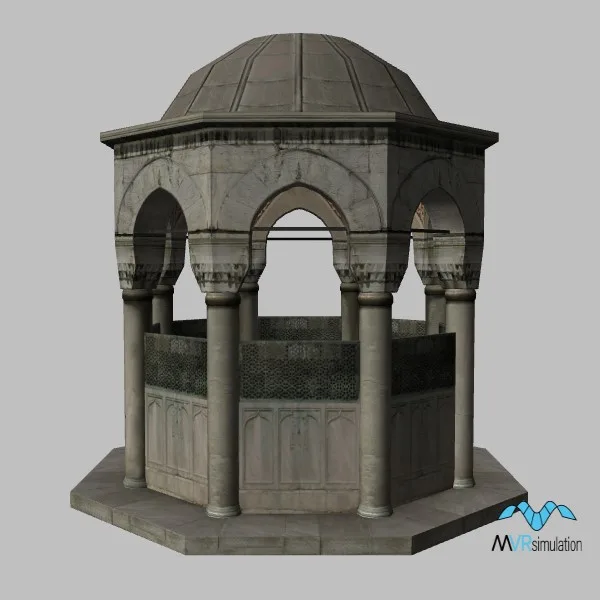 gazebo-001 — 3D model preview