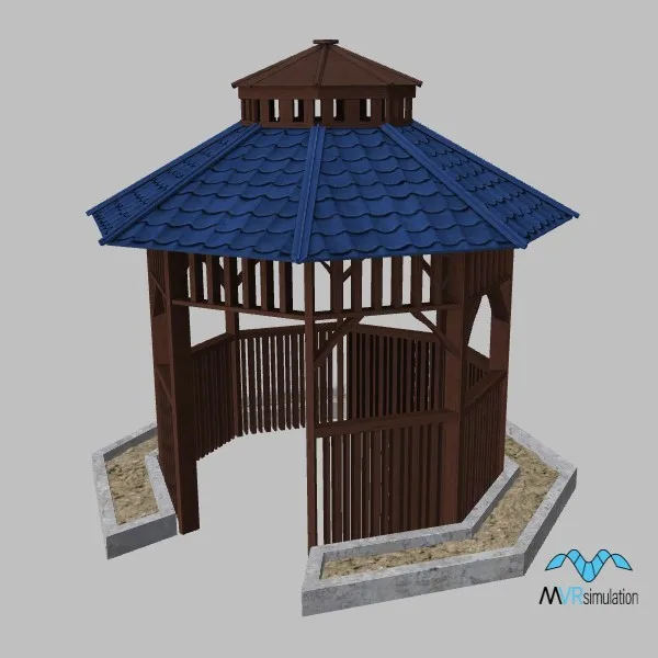 gazebo-003 — 3D model preview