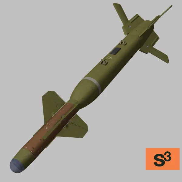 GBU-27 · US · green — 3D model preview