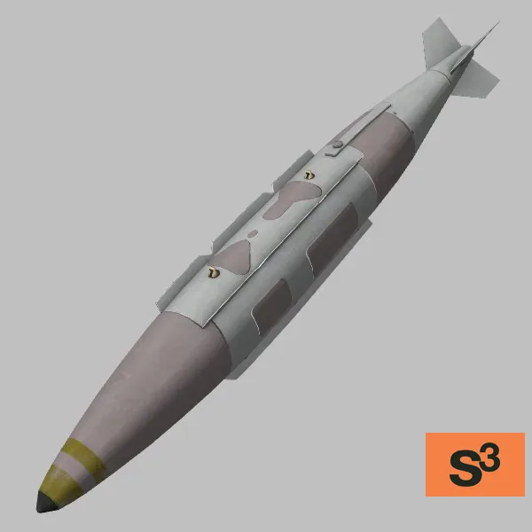 GBU-32v4 · US · green — 3D model preview