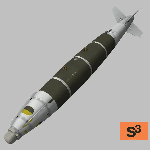 GBU-38v4 · US · green — 3D model preview