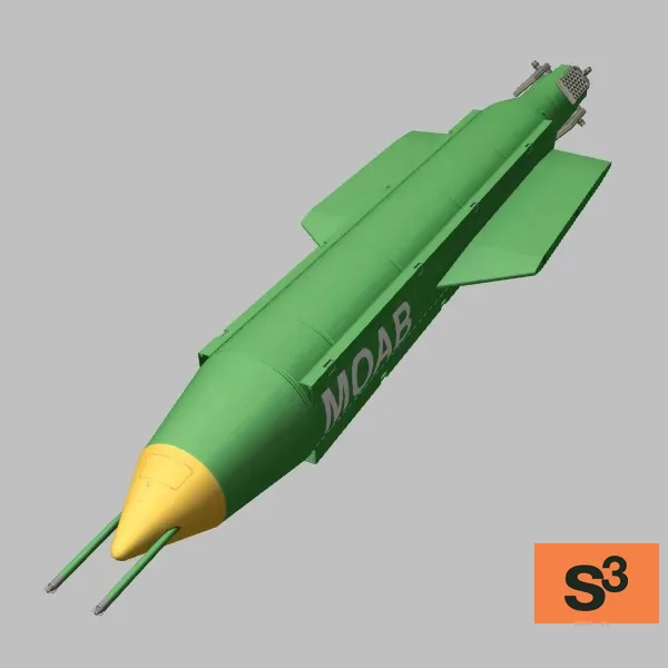 GBU-43B · US · green — 3D model preview