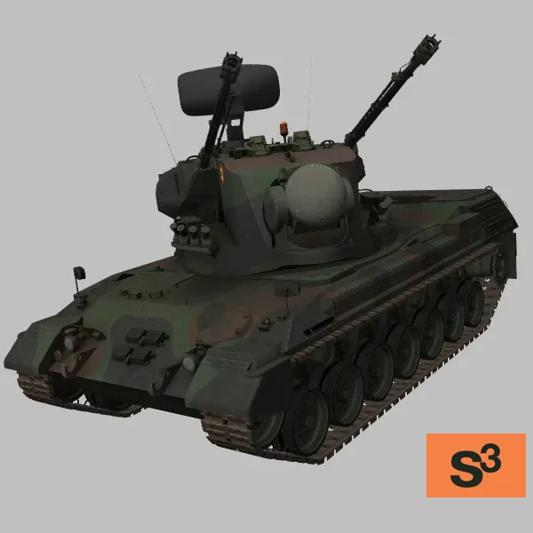 Gepard-1A2 · RO · camo — 3D model preview
