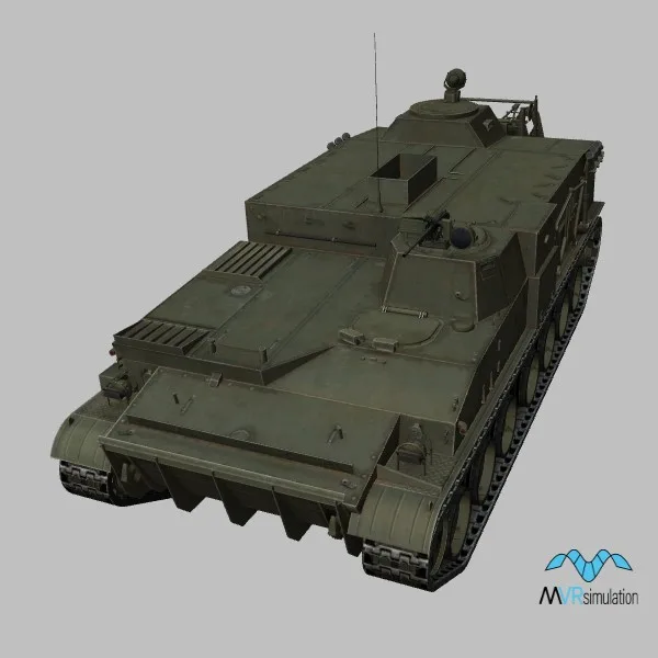 GMZ-3 · RU · green — 3D model preview