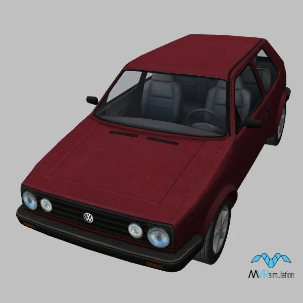 Golf-1998 · DE · red — 3D model preview