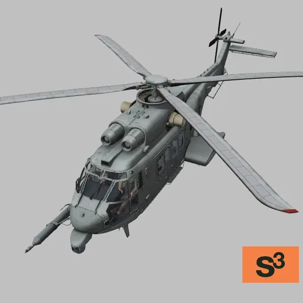 H225M · FR · grey — 3D model preview