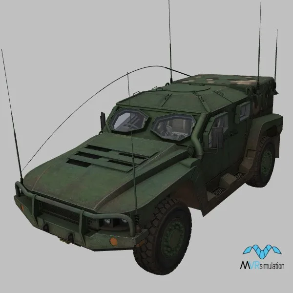 Hawkei · AU · green — 3D model preview
