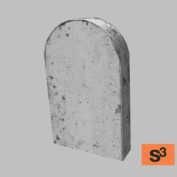 headstone-010 — 3D model preview
