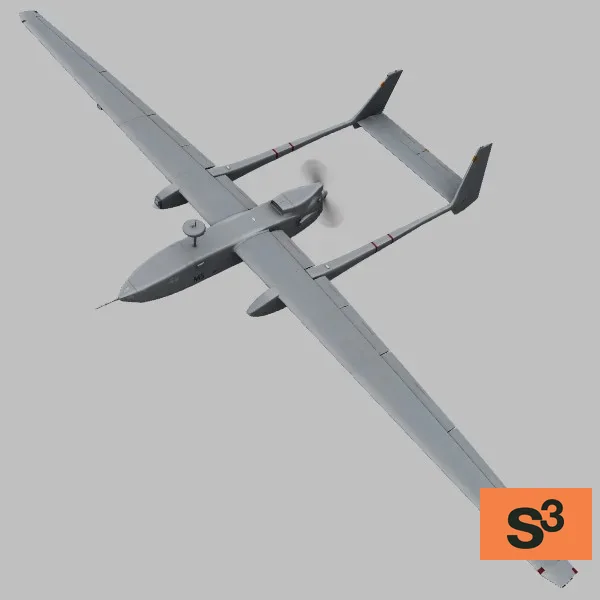 Heron · IL · grey — 3D model preview