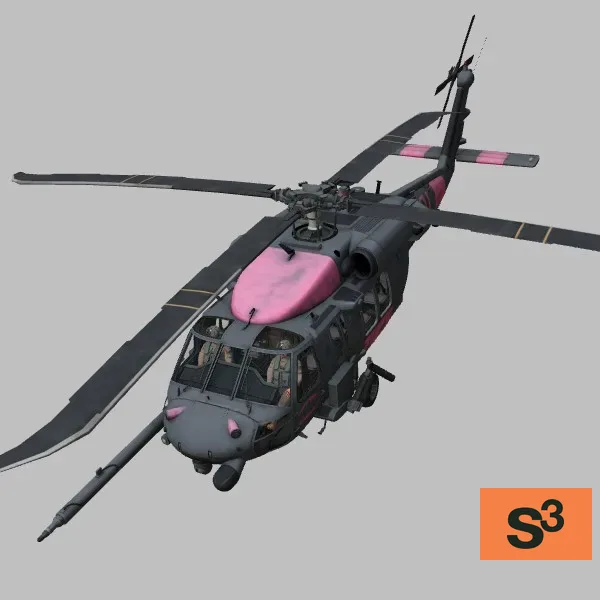 HH-60G · US · pink — 3D model preview