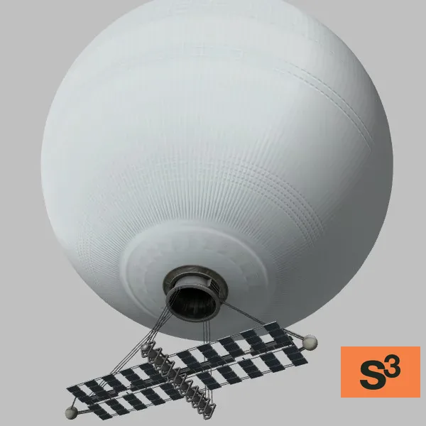 high-altitude-balloon-01 · CN · white — 3D model preview
