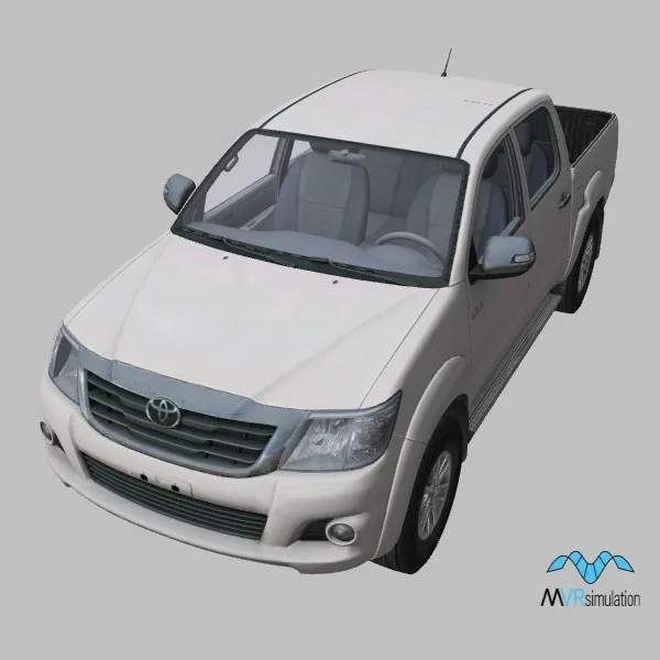 Hilux · JP · white — 3D model preview
