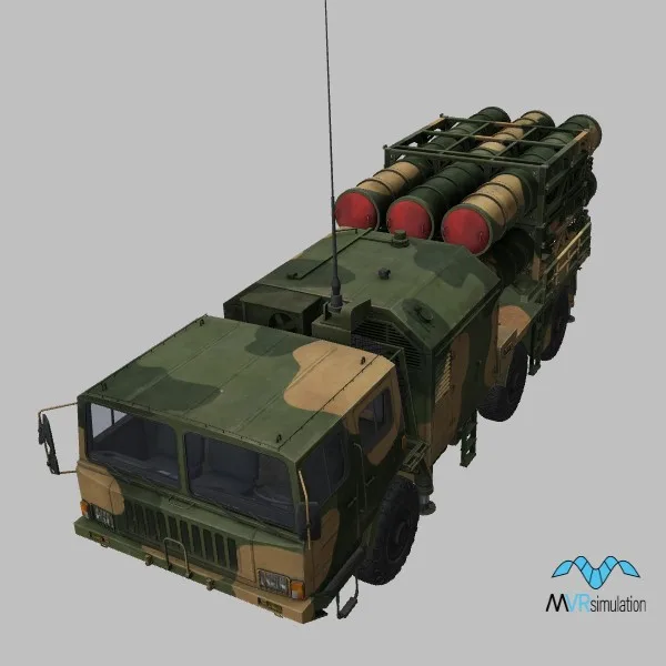 HQ-16B · CN · camo — 3D model preview