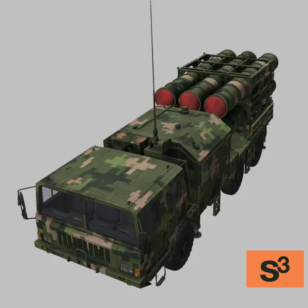HQ-16B · CN · digital-camo — 3D model preview