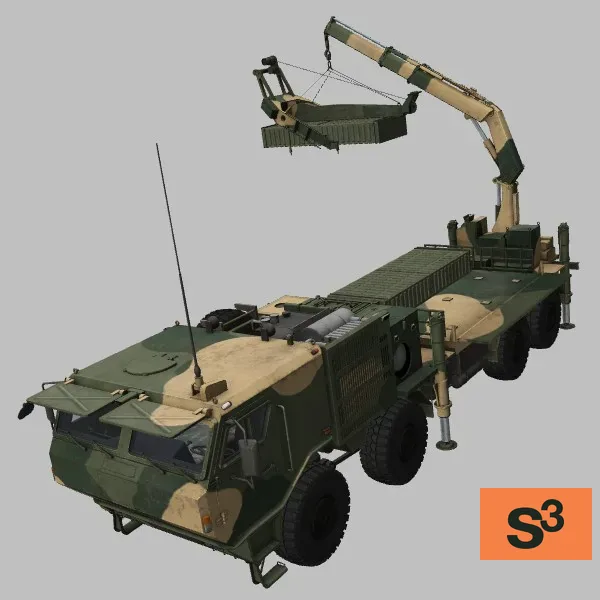 HQ-17-loader · CN · camo — 3D model preview
