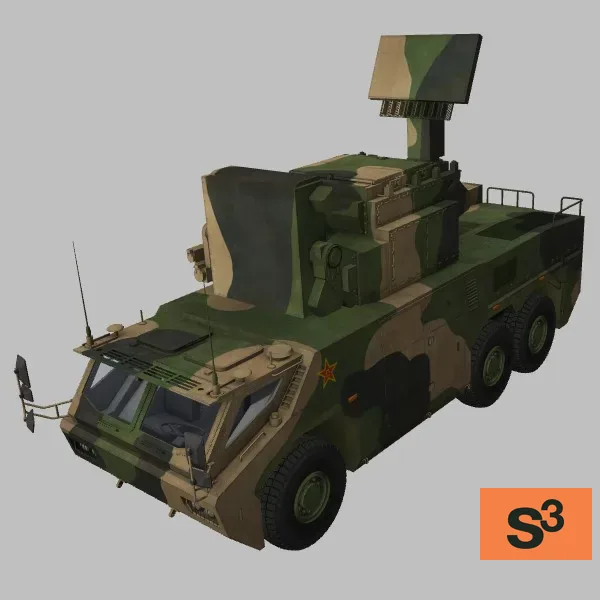 HQ-17A · CN · camo — 3D model preview