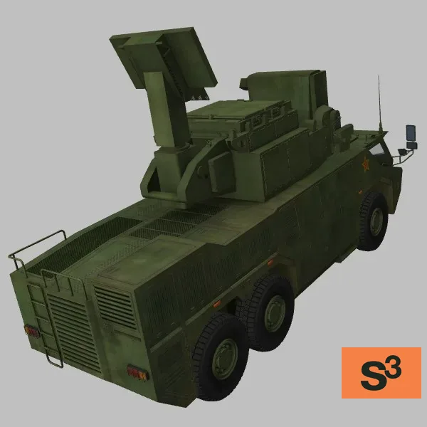 HQ-17A · CN · green — 3D model preview