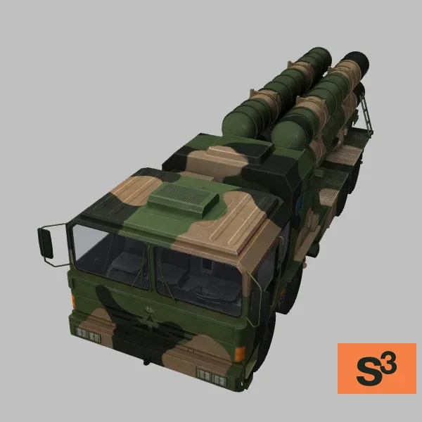 HQ-22 · CN · camo — 3D model preview