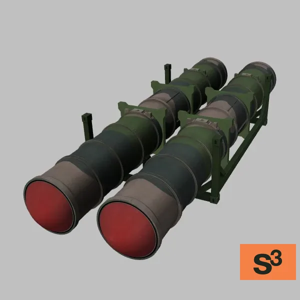 HQ-9B-rack · CN · camo — 3D model preview