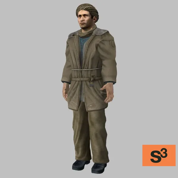 human-afghan-014 — 3D model preview