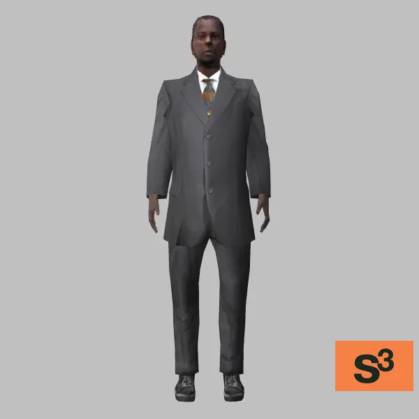 human-business-007 — 3D model preview